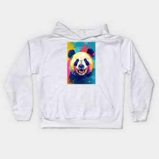 Panda Bear Portrait Kids Hoodie